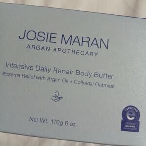 Josie Maran Argan Apothecary Intensic=ve daily repair body butter 6 oz